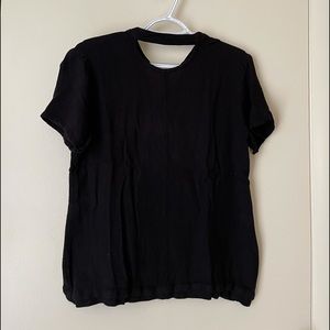 Choker neck black top